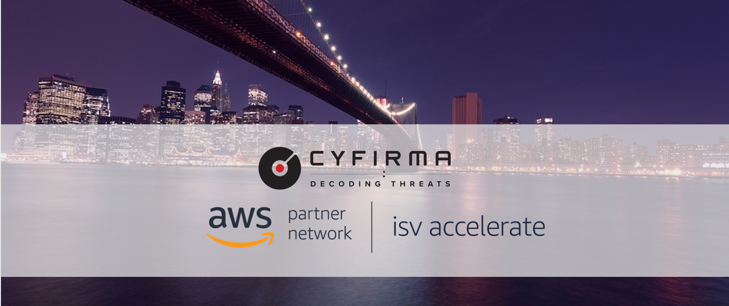 MEDIA ANNOUNCEMENT: CYFIRMA launches Threat Visibility and Cyber Intelligence Capabilities in AWS Marketplace; joins AWS ISV Accelerate Program