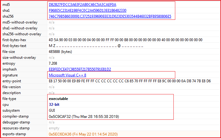 GUI subsystem and compilation timestamp