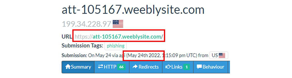 Weebly’s free service has been used to attack AT&T users
