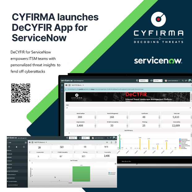 CYFIRMA Launches DeCYFIR for ServiceNow App