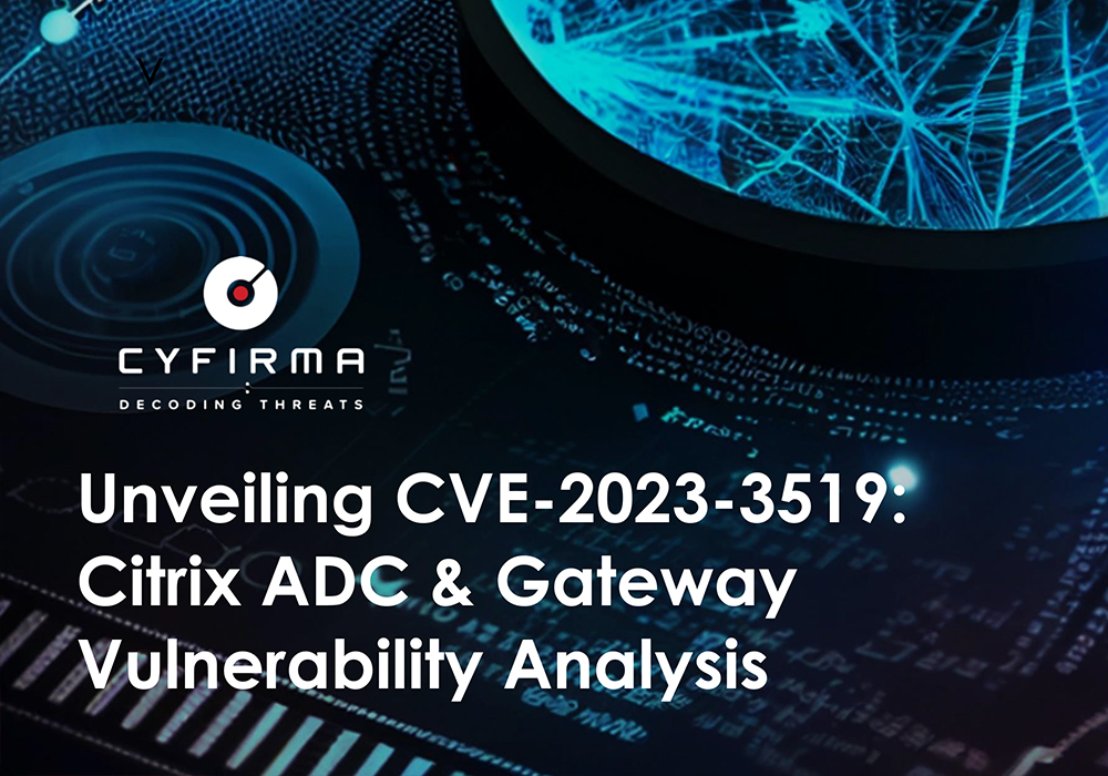 Unveiling CVE-2023-3519 : Citrix ADC & Gateway Vulnerability Analysis