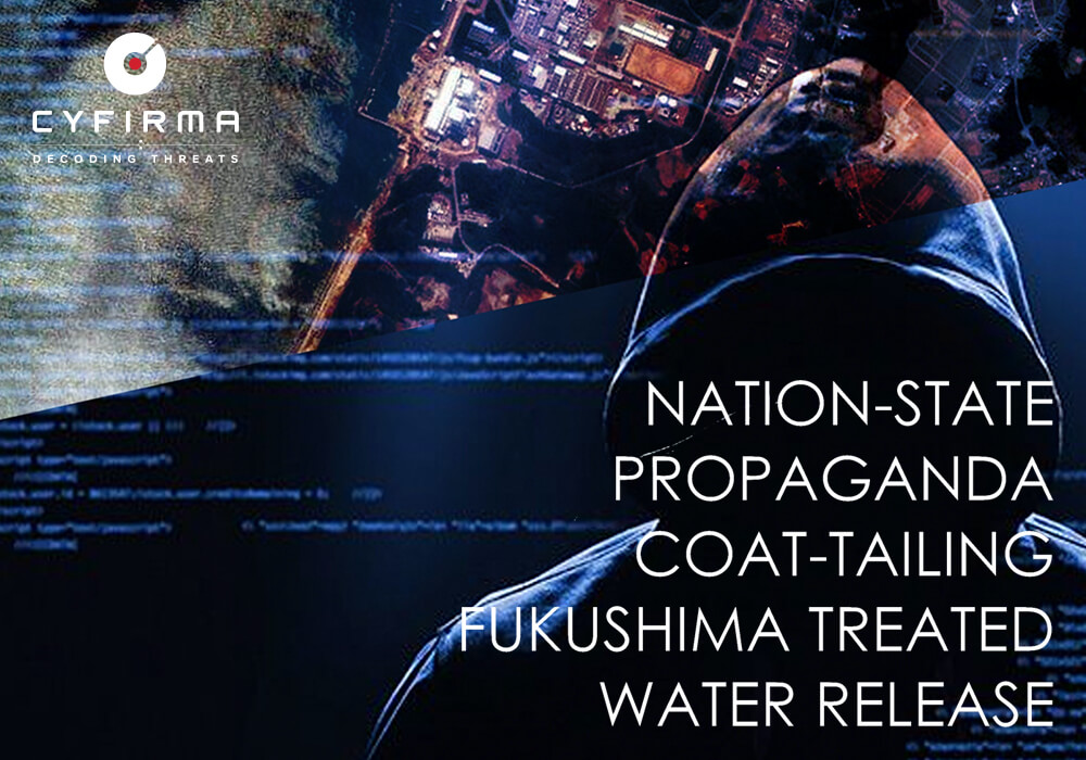 NATION-STATE PROPAGANDA COAT-TAILING FUKUSHIMA TREATED WATER RELEASE