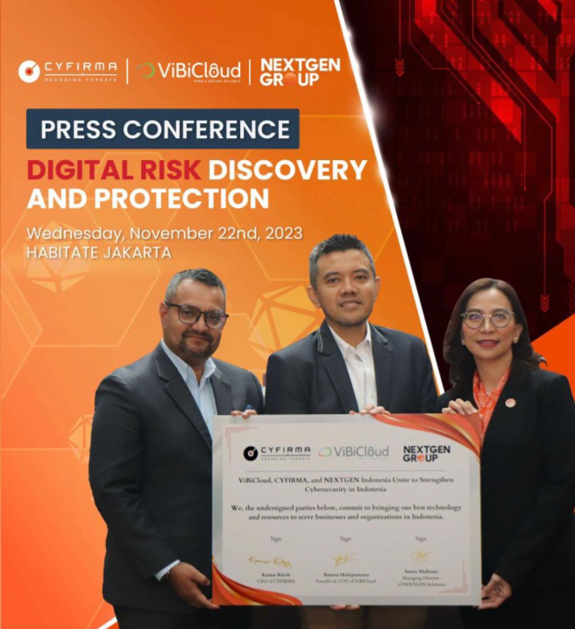 ViBiCloud, CYFIRMA and NEXTGEN Indonesia Unite to Strengthen Cybersecurity in Indonesia