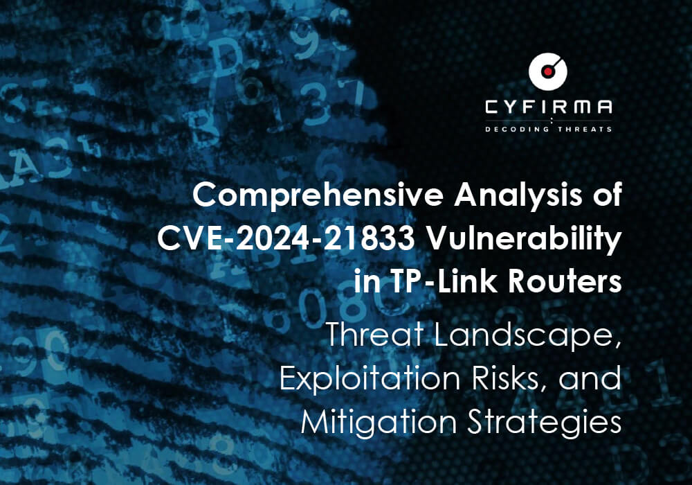 Comprehensive Analysis of CVE-2024-21833 Vulnerability in TP-Link Routers : Threat Landscape, Exploitation Risks, and Mitigation Strategies