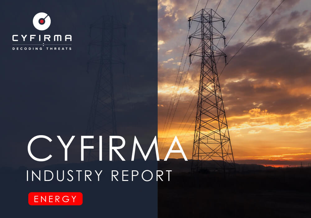 CYFIRMA INDUSTRY REPORT : ENERGY
