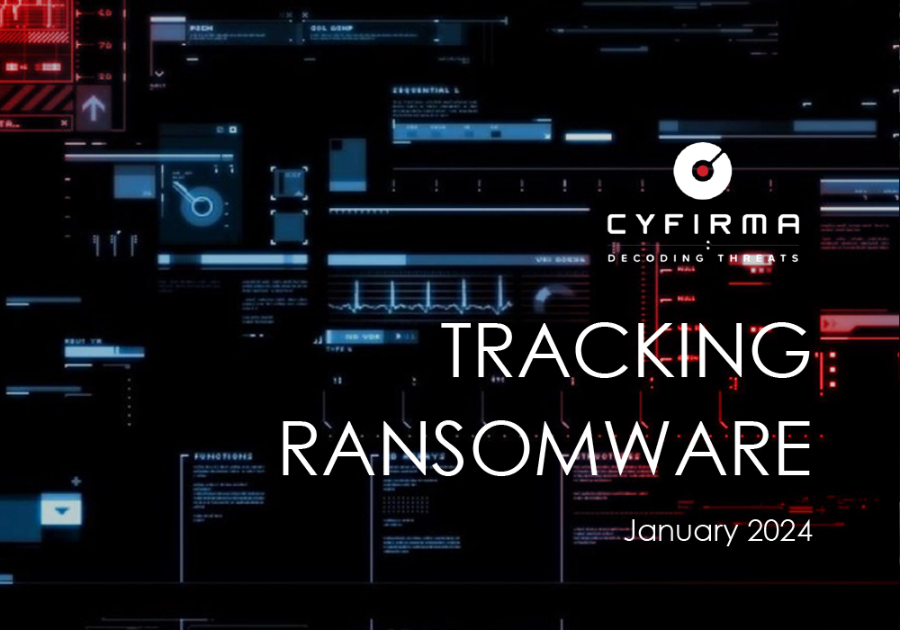 TRACKING RANSOMWARE : January 2024