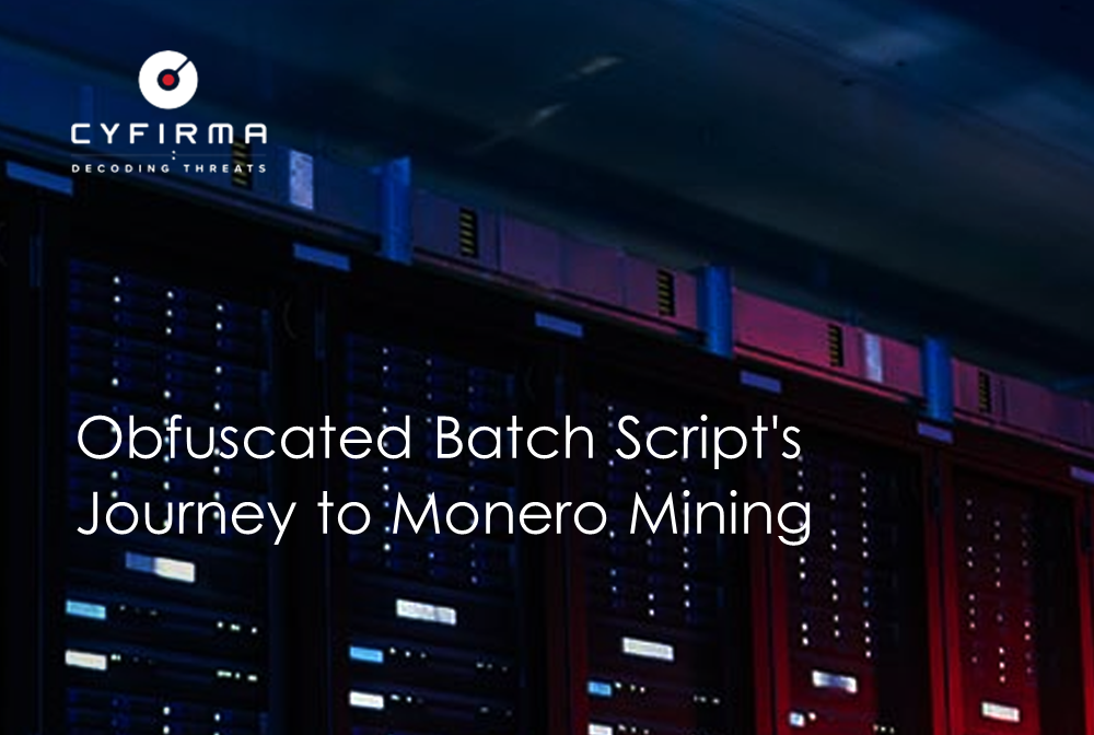 Obfuscated Batch Script’s Journey to Monero Mining