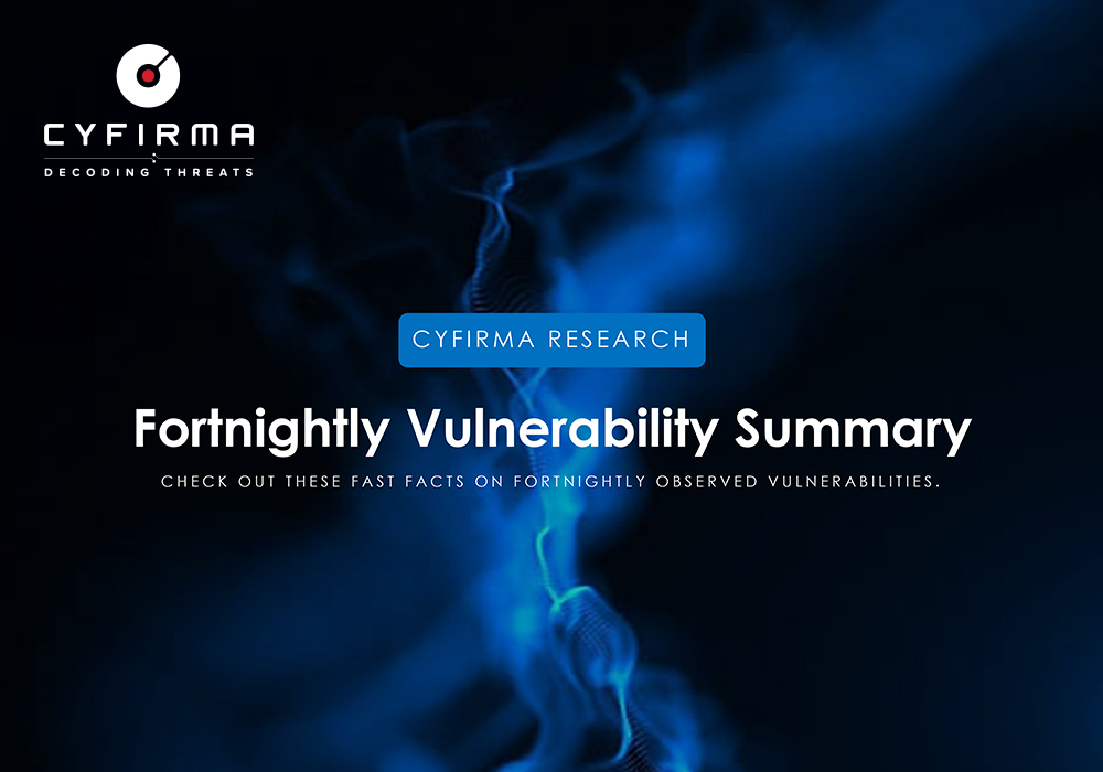 Fortnightly Vulnerability Summary