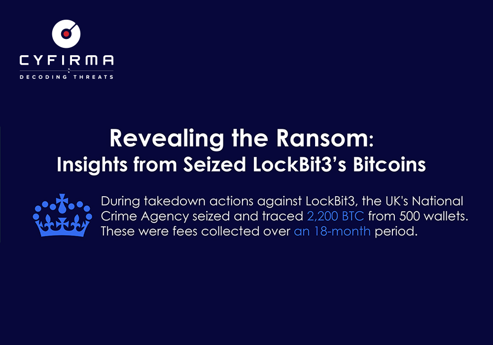 Revealing the Ransom : Insights from Seized LockBit3’s Bitcoins