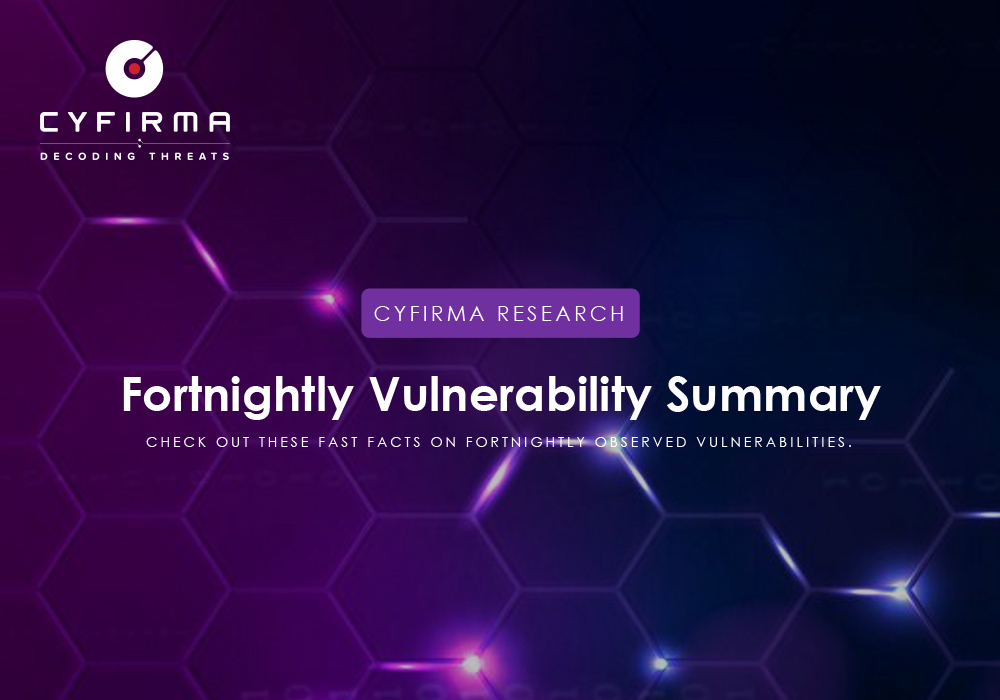 Fortnightly Vulnerability Summary