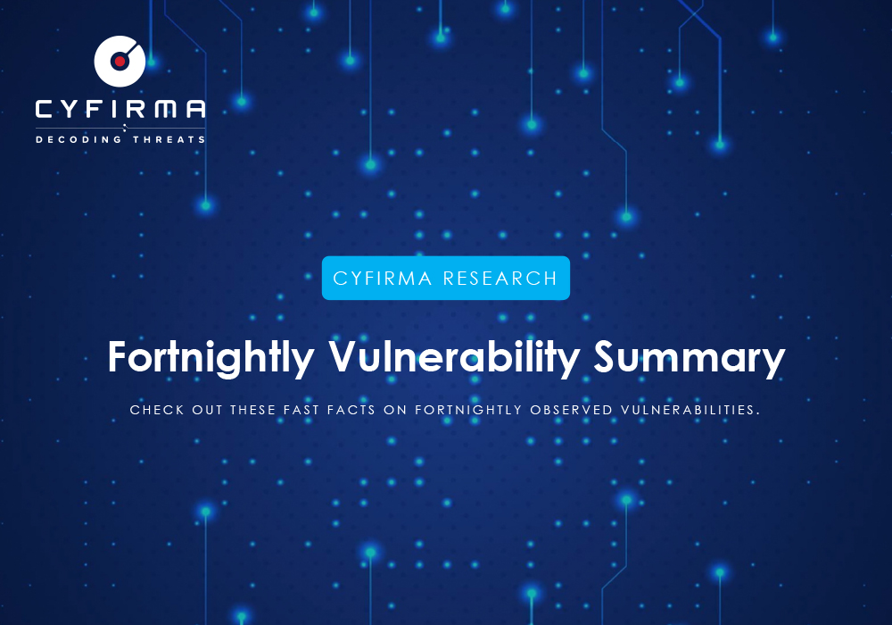 Fortnightly Vulnerability Summary