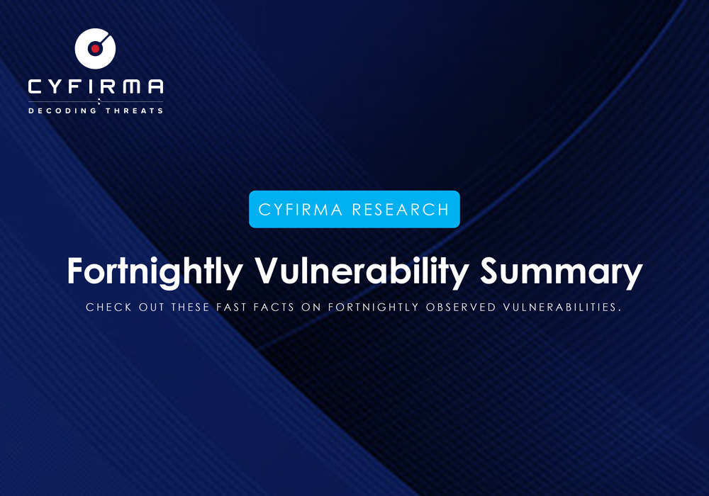 Fortnightly Vulnerability Summary