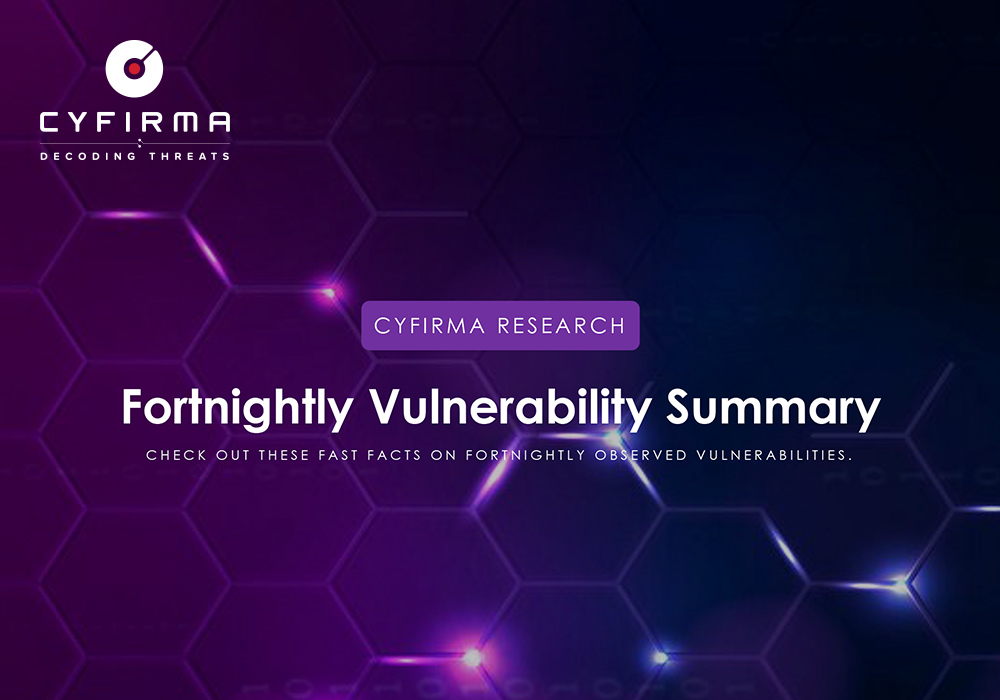 Fortnightly Vulnerability Summary