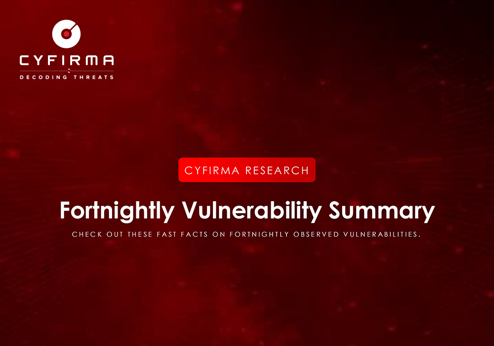 Fortnightly Vulnerability Summary