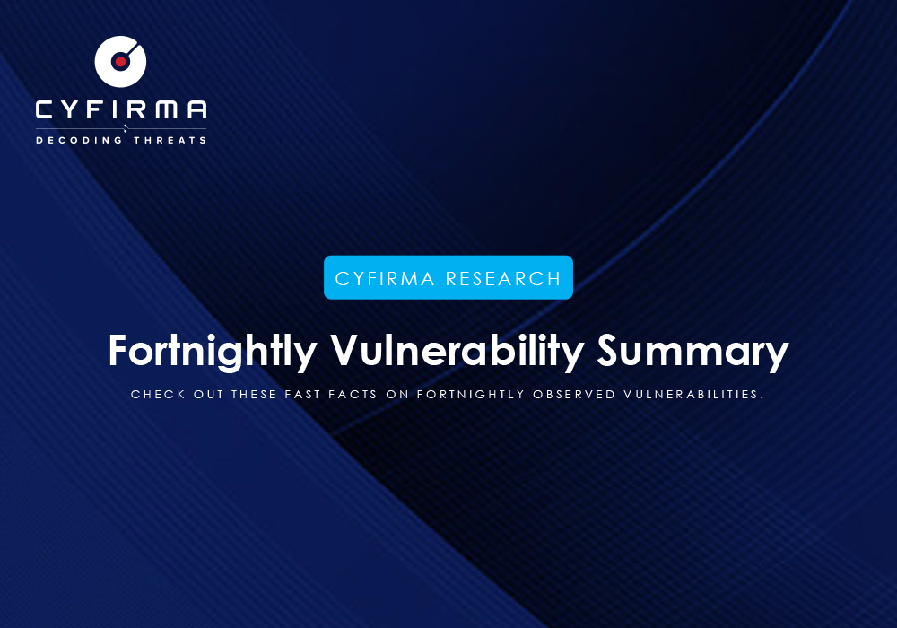 Fortnightly Vulnerability Summary