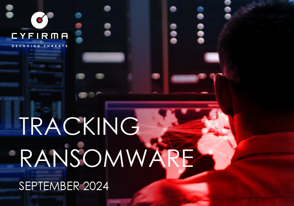 TRACKING RANSOMWARE – SEPTEMBER 2024
