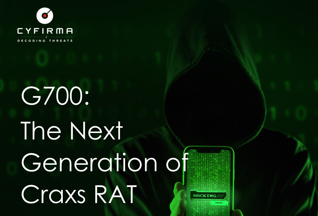 G700 : The Next Generation of Craxs RAT