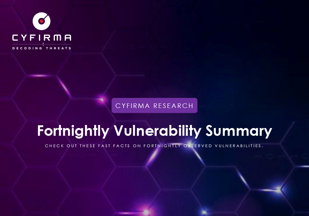 Fortnightly Vulnerability Summary