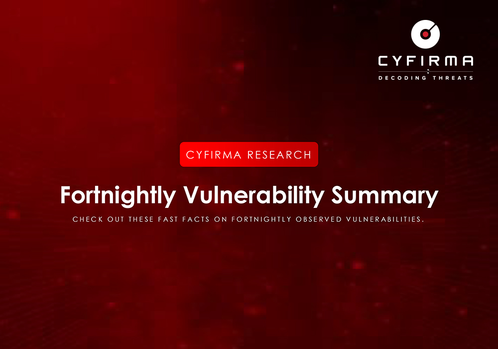 Fortnightly Vulnerability Summary