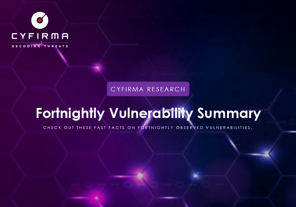Fortnightly Vulnerability Summary