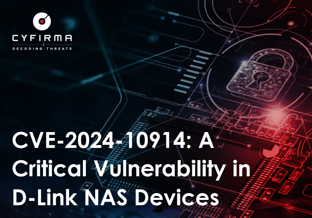 CVE-2024-10914: A Critical Vulnerability in D-Link NAS Devices