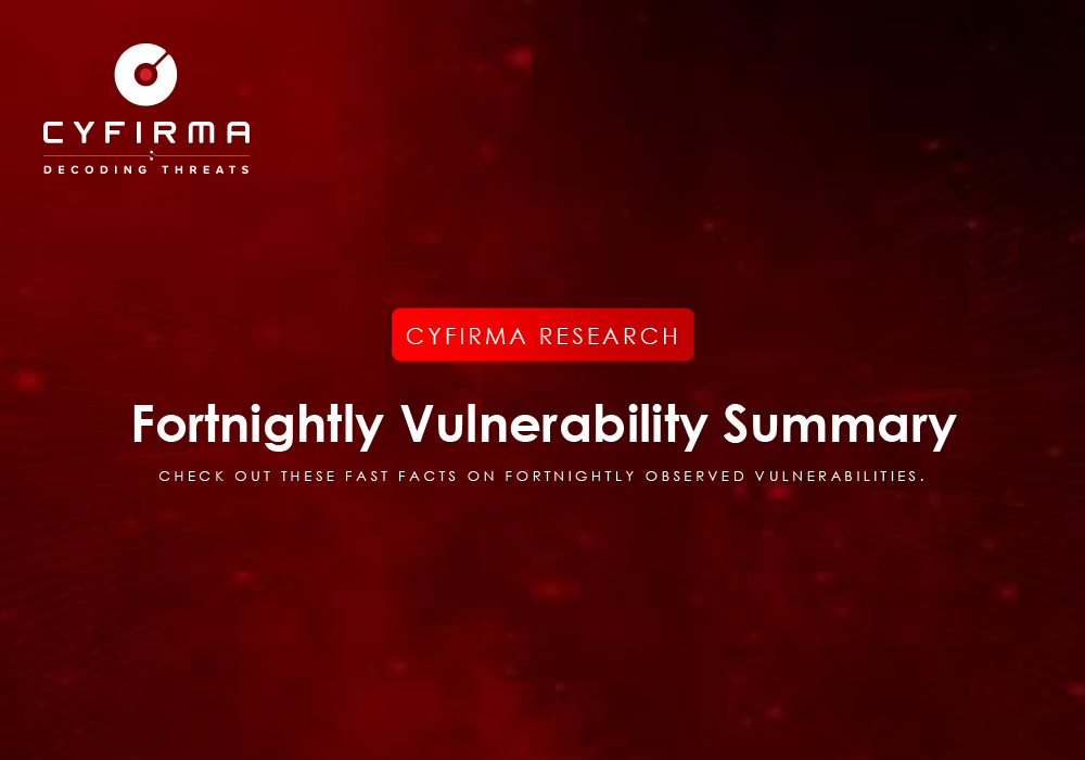 Fortnightly Vulnerability Summary