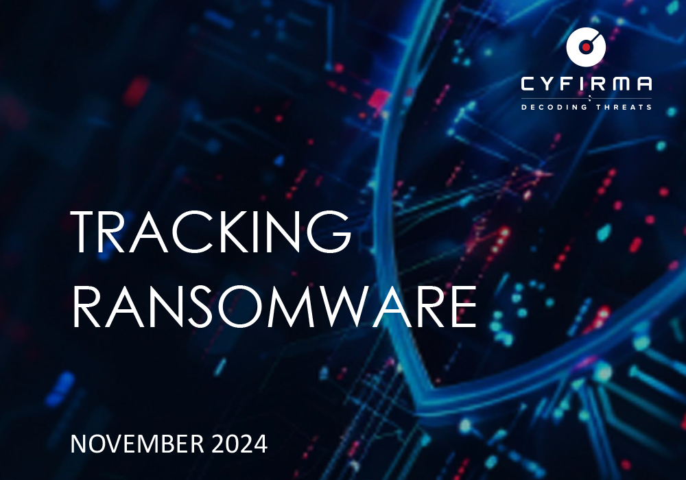TRACKING RANSOMWARE : NOVEMBER 2024