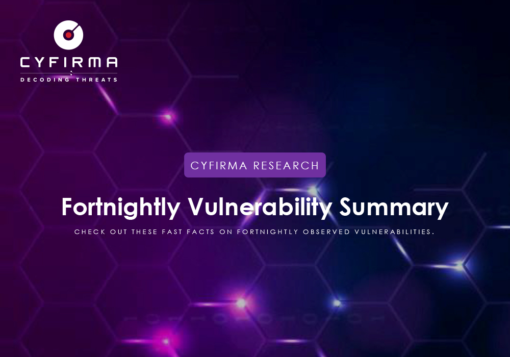 Fortnightly Vulnerability Summary