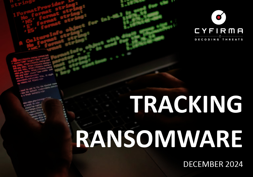 TRACKING RANSOMWARE : DECEMBER 2024