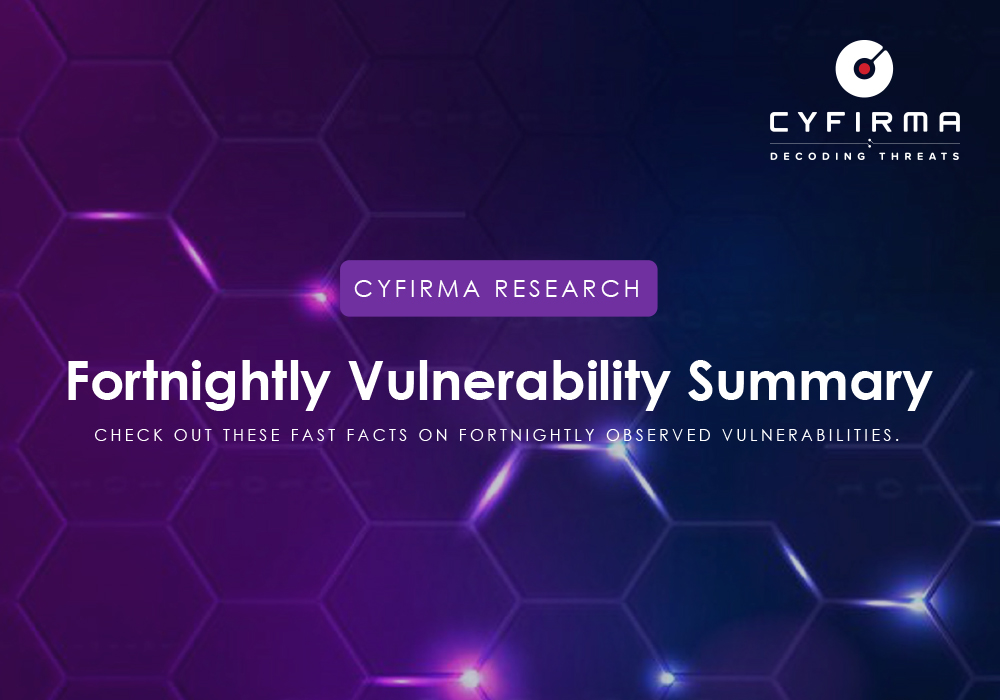 Fortnightly Vulnerability Summary