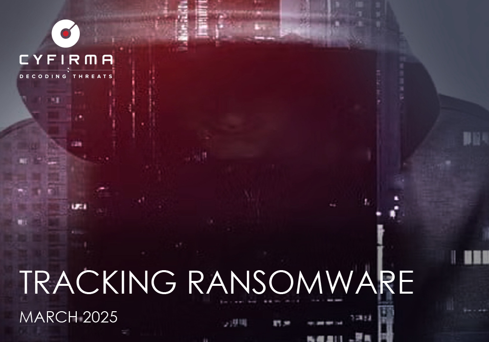 TRACKING RANSOMWARE – MARCH 2025