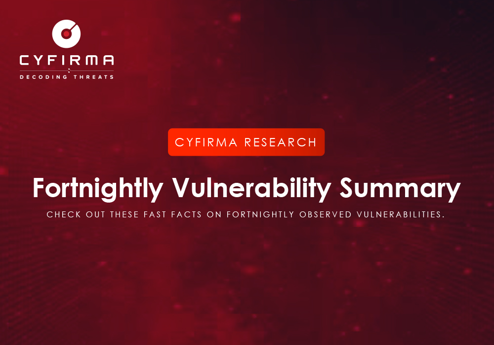 Fortnightly Vulnerability Summary