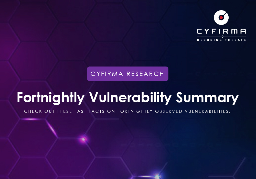 Fortnightly Vulnerability Summary