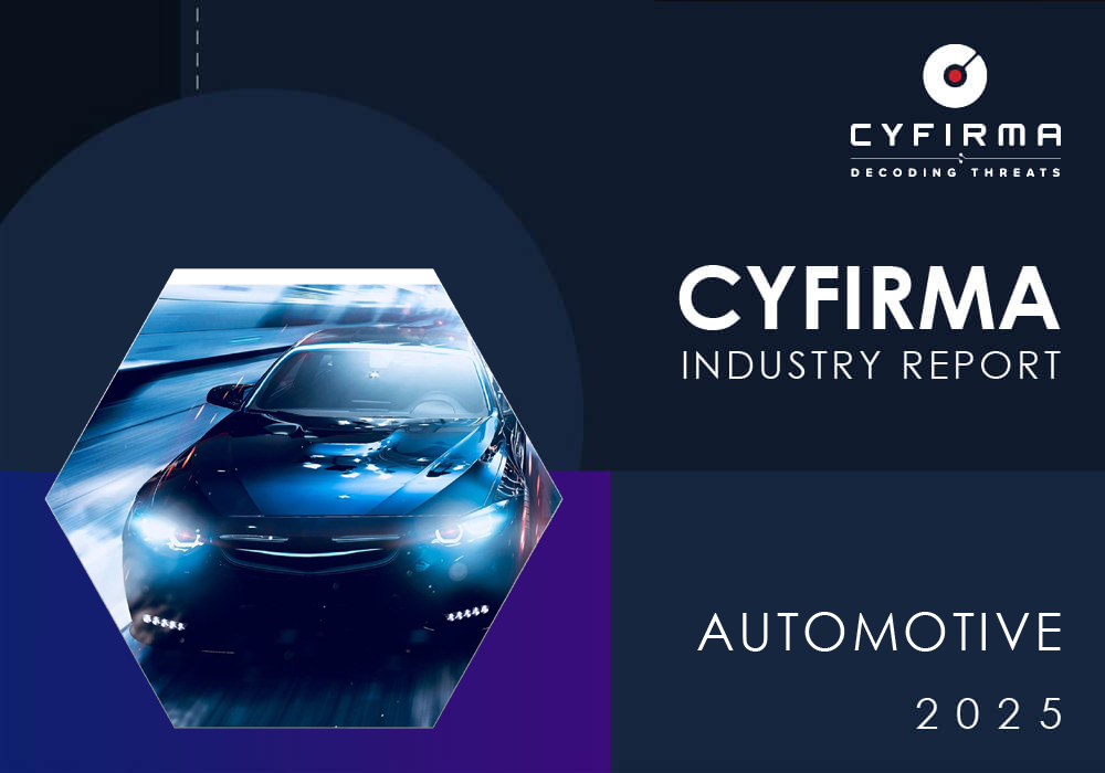 CYFIRMA INDUSTRY REPORT – AUTOMOTIVE