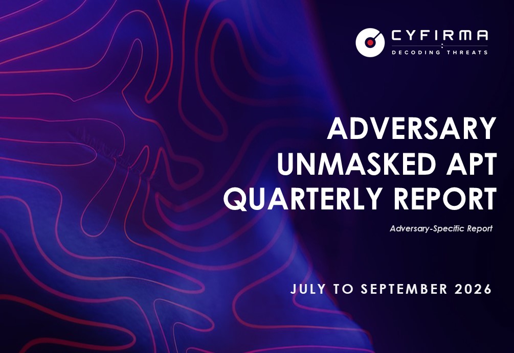 ADVERSARY UNMASKED APT QUARTERLY REPORT