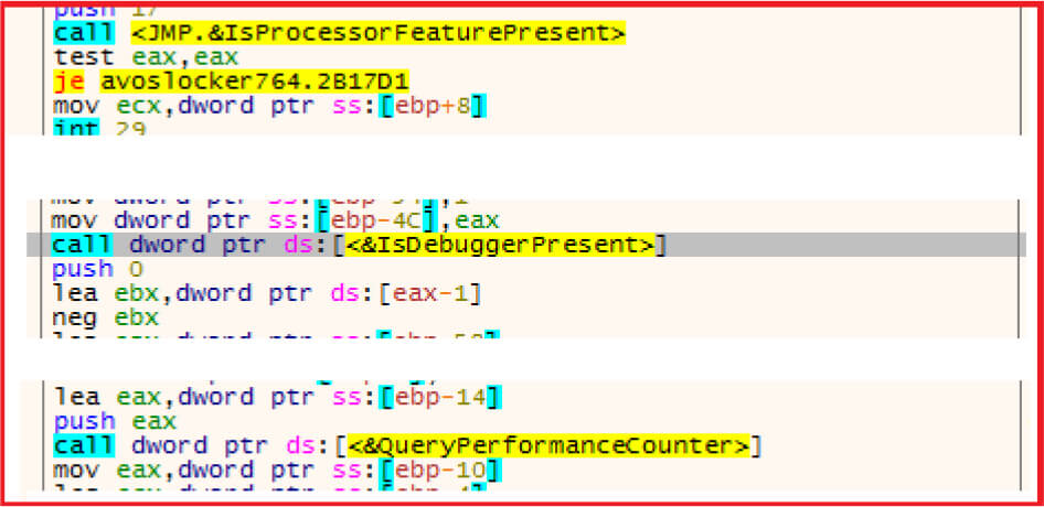 Checking the presence of any debug environment